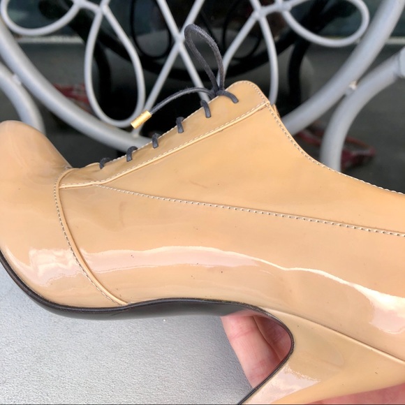 Bally Germena Patent Leather Lace Up Ankle Bootie - Picture 11 of 16